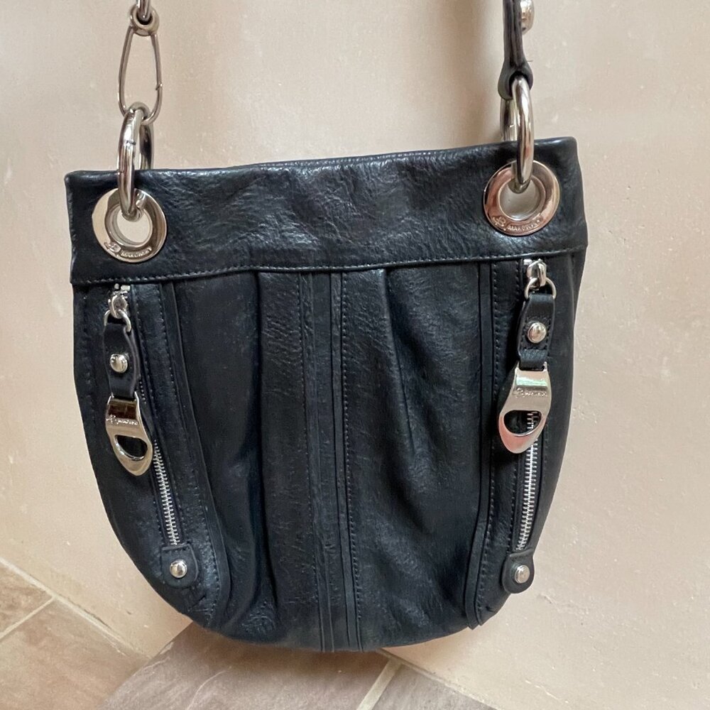 B. Makowski Crossbody Leather Bag